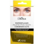 L’BIOTICA Rozświetlające płatki pod oczy z drobinkami złota