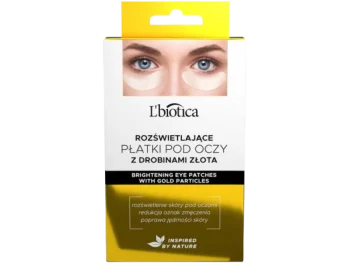 Zdjęcie produktu L’BIOTICA Rozświetlające płatki pod oczy z drobinkami złota