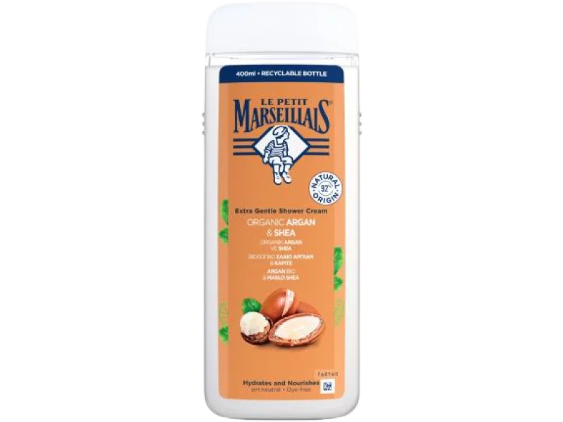 LE PETIT MARSEILLAIS Żel pod prysznic Argan Bio & Masło Shea, żel