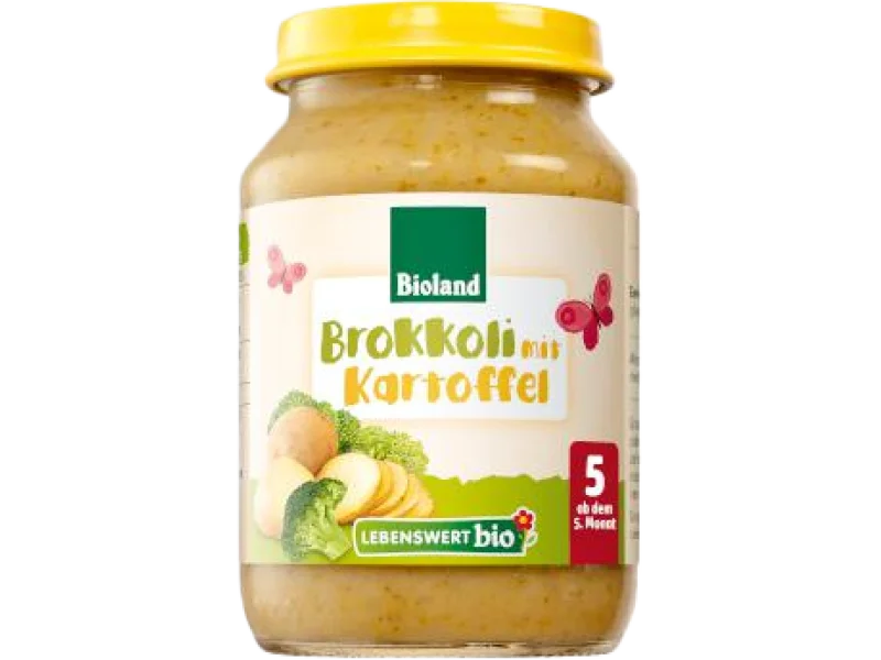 LEBENSWERT BIO Danie brokuły z ziemniakami, przecier