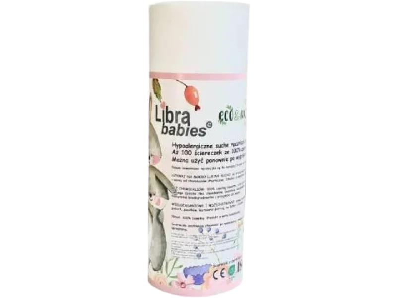 Libra Babies Hypoalergiczne ręczniczki 100% bawełna, chusteczki