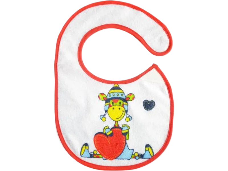 Libra-Babies Śliniak bawełniany Żyrafa w czapce