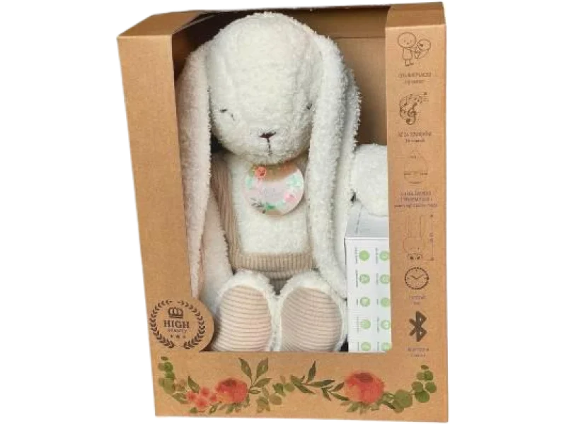 Libra-Babies Szumio Bunnie Króliczek z lampką dźwiękami bluetooth, zabawka sensoryczna
