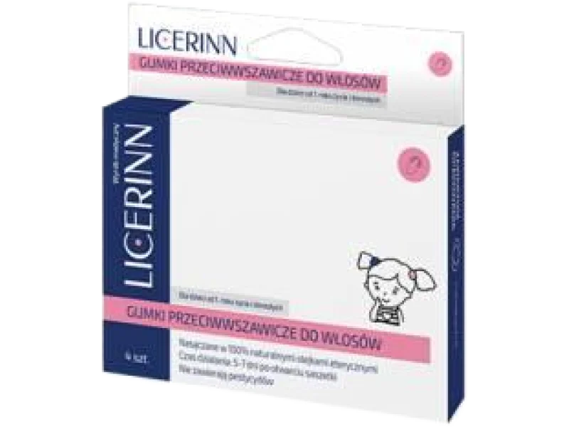 Licerinn Gumki przeciwwszawicze do włosów, gumki do włosów