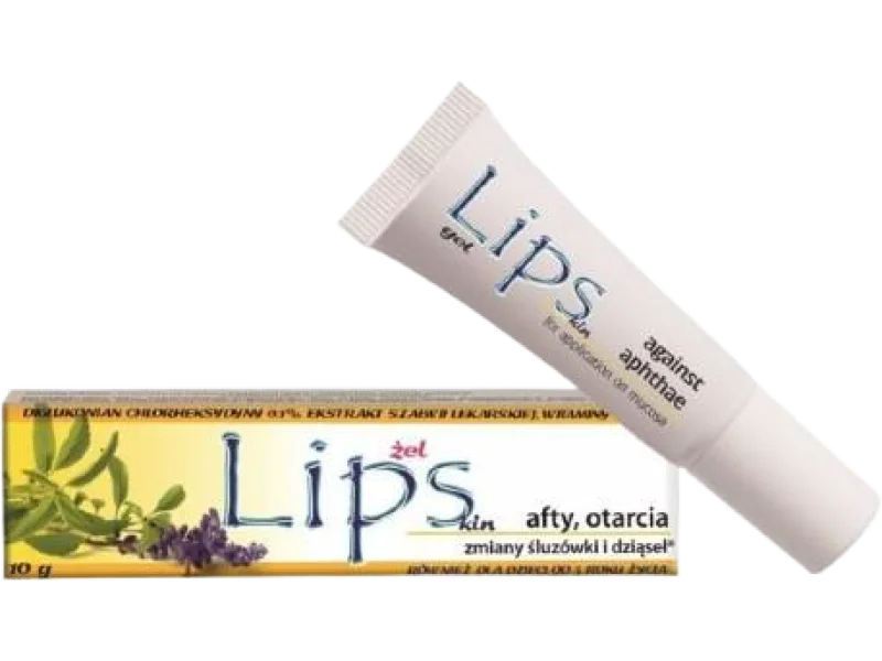 LIPSkin żel na afty, otarcia