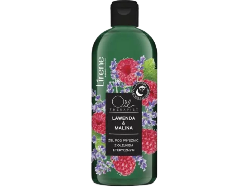 LIRENE Oil Therapist Żel pod prysznic Lawenda & Malina Nawilżający, żel