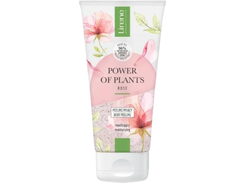 LIRENE Power of Plants Rose Peeling myjący nawilżający