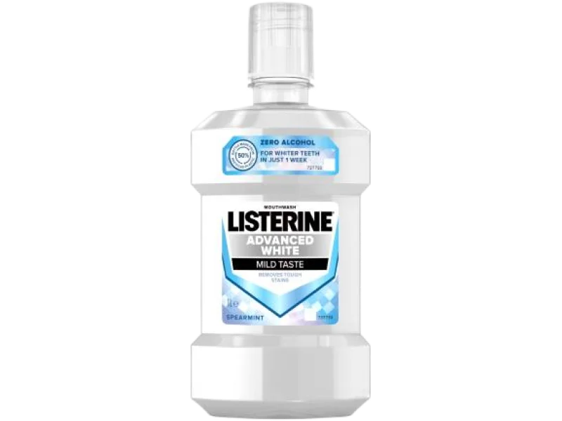 LISTERINE Advanced White Mild Taste, płyn do jamy ustnej
