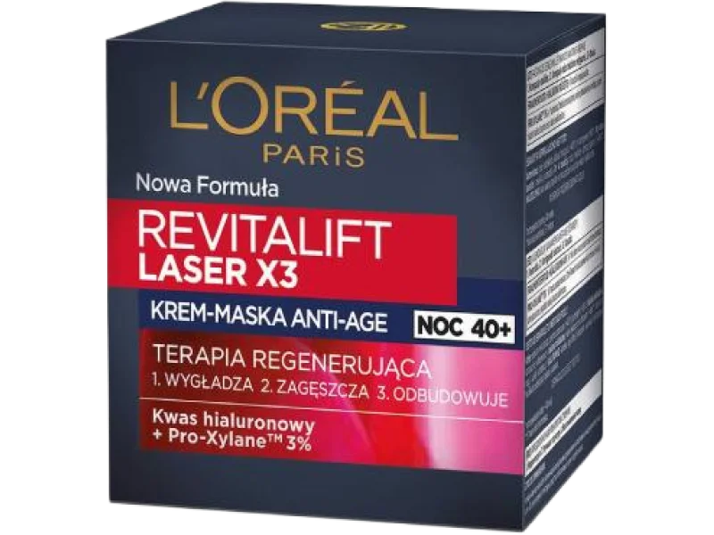 L’OREAL Revitalift Laser X3 Krem-Maska Anti-Age na noc