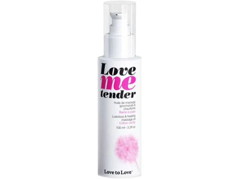 Love To Love Olejek do masażu Love Me Tender o zapachu waty cukrowej