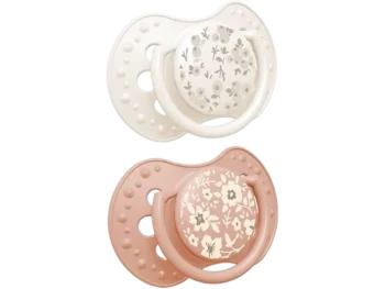 Zdjęcie produktu LOVI Blossom Ivory smoczek uspokajający, silikonowy, dynamiczny, 6-18 m