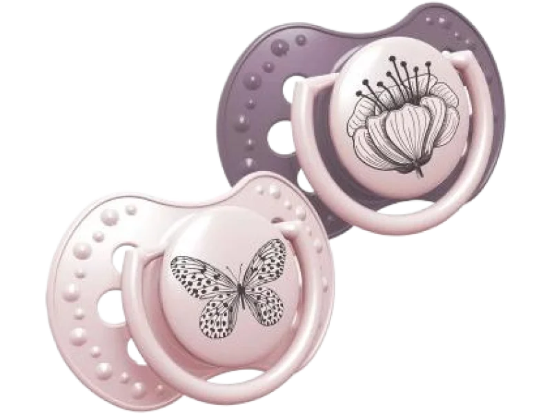 LOVI Botanic Girl Smoczek silikonowy dynamiczny 3-6m