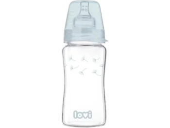 Zdjęcie produktu LOVI Butelka szklana Diamond Glass Baby Shower Botanic