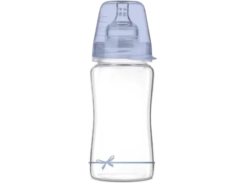 LOVI Butelka szklana Diamond Glass Baby Shower boy