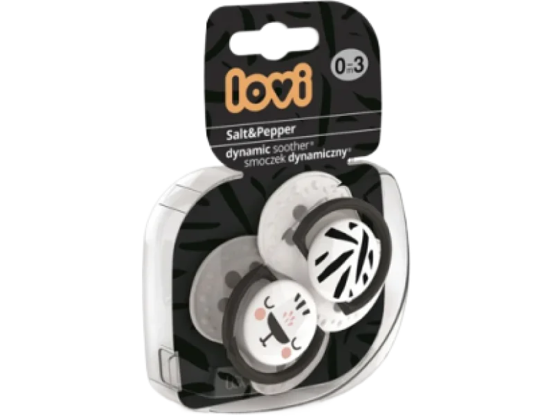 LOVI Smoczek dynamiczny Salt&Pepper