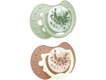 Zdjęcie produktu LOVI Smoczek silikonowy dynamiczny Tie Dye zielony