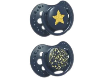 Zdjęcie produktu LOVI Smoczek uspokajający silikonowy Stardust Blue 18m+