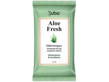 Zdjęcie produktu LUBA Odświeżające chusteczki nawilżane Aloes