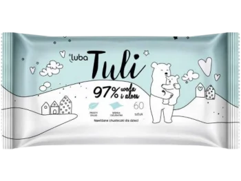 Zdjęcie produktu LUBA Tuli Nawilżane chusteczki dla dzieci i niemowląt 97% woda i aloes