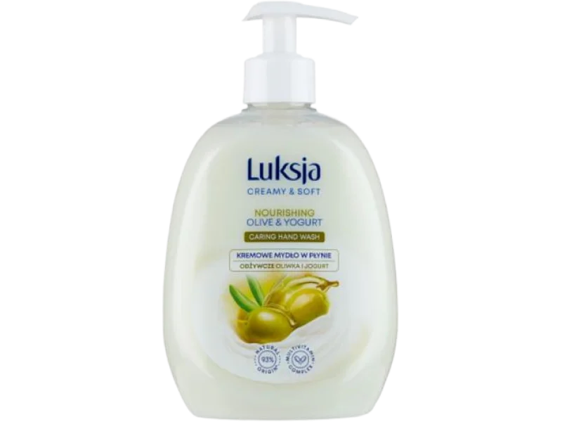 LUKSJA Creamy & Soft Kremowe mydło w płynie Oliwka i Jogurt