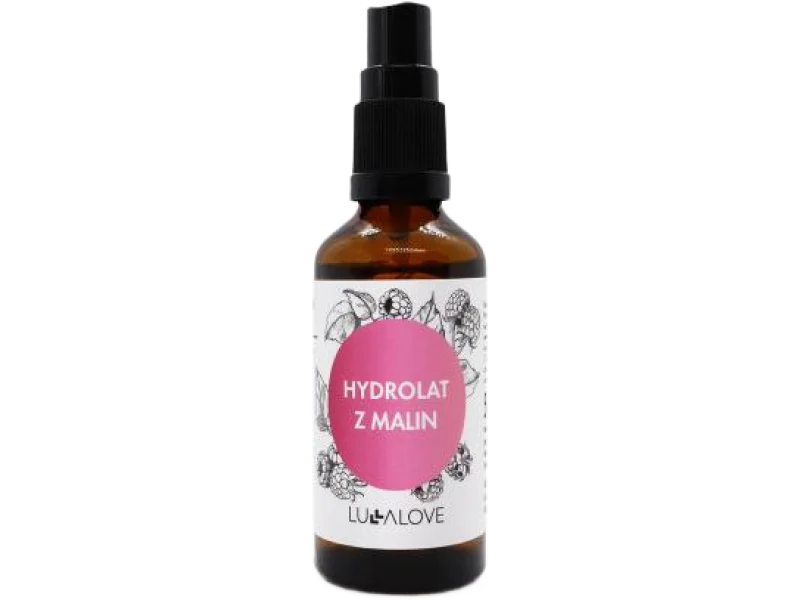 LULLALOVE Hydrolat z malin do pielęgnacji twarzy, płyn