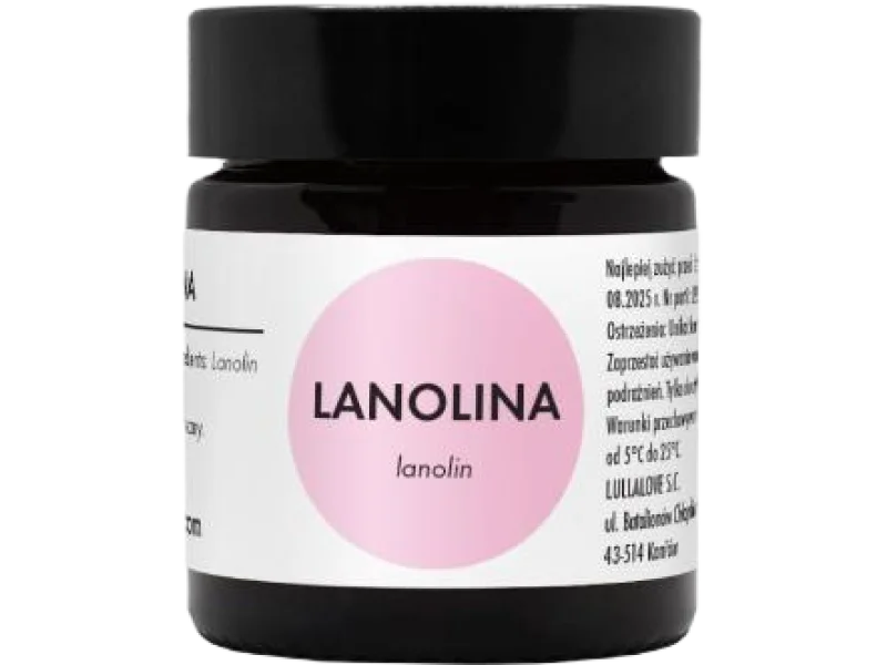 LULLALOVE Lanolina osłona i regeneracja, krem, 100%