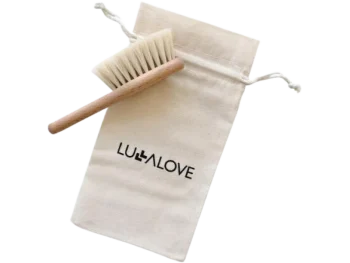Zdjęcie produktu LULLALOVE Miękka szczotka z włosia koziego, szczoteczka