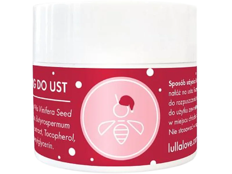 LULLALOVE Miodowy peeling do ust