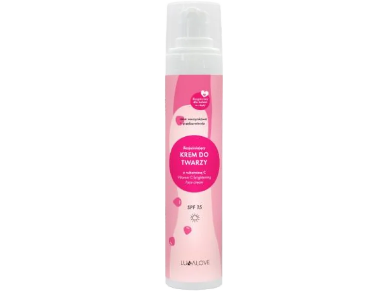 LULLALOVE Rozjaśniający krem do twarzy z witaminą C SPF 15