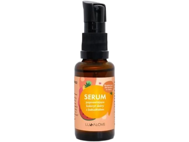 LULLALOVE Serum do twarzy poprawiające koloryt skóry z bakuchiolem