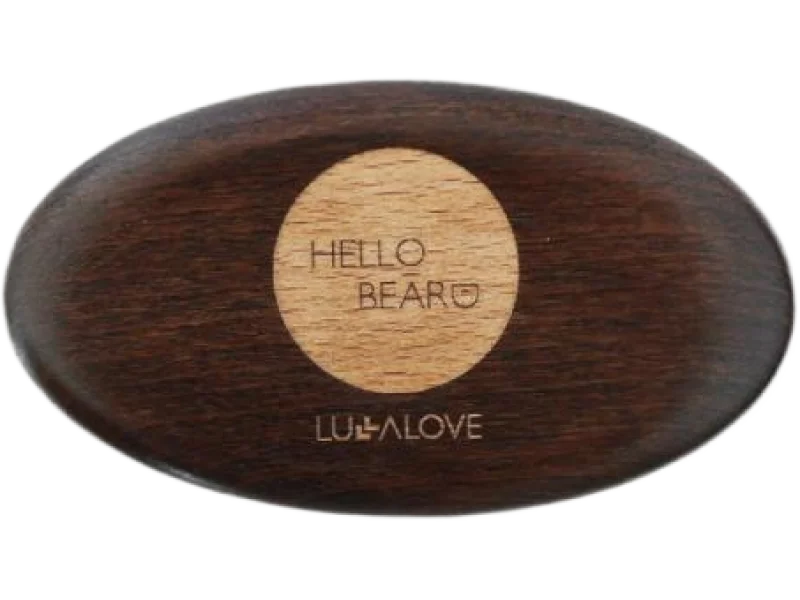 LULLALOVE Szczotka do brody – 100% włosie dzika