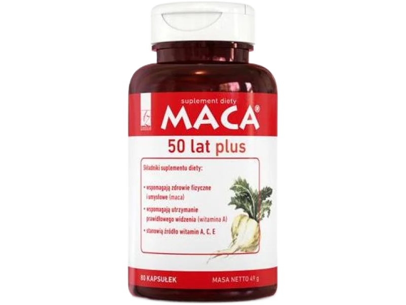 Maca 50 lat Plus, kapsułki