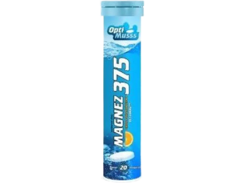 Magnez 375 Optimusss, tabletki musujące, 375 mg