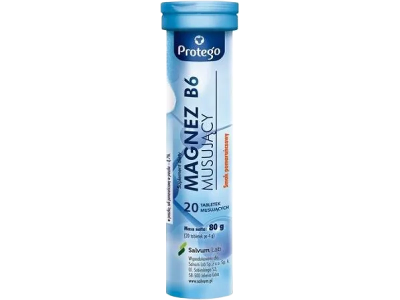 MAGNEZ B6 musujący Protego, tabletki musujące