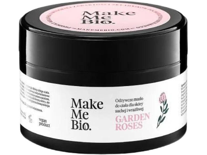 Make Me Bio Garden Roses Odżywcze masło do ciała dla skóry suchej i wrażliwej