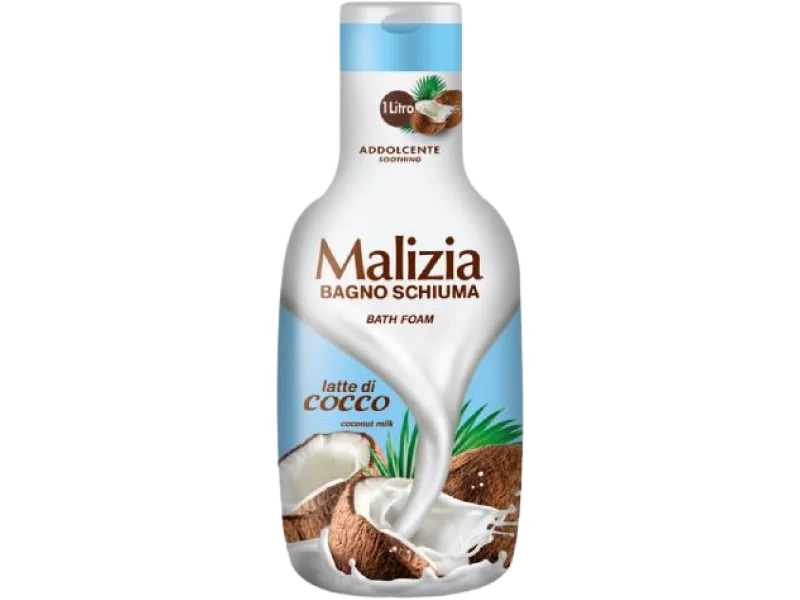 Malizia Płyn do kąpieli Mleczko kokosowe