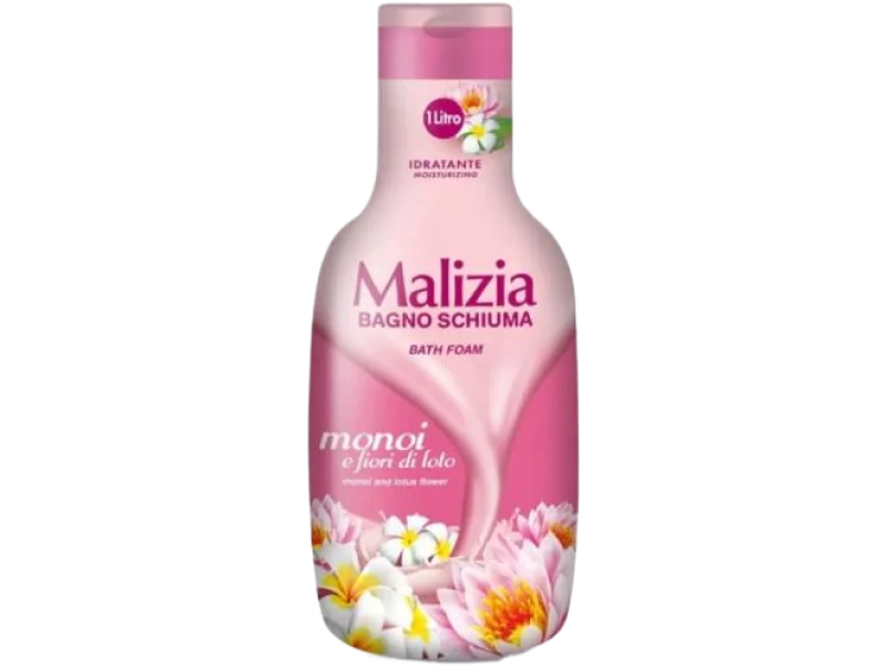 Malizia Płyn do kąpieli Monoi i Kwiat Lotosu