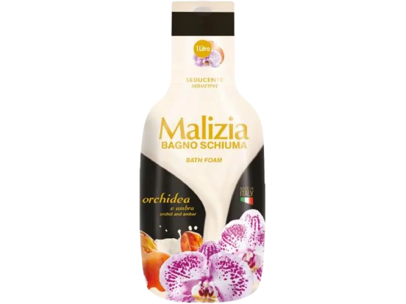 Malizia Płyn do kąpieli Orchidea i Bursztyn