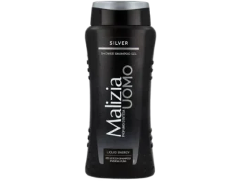 Malizia Uomo Silver męski żel pod prysznic i szampon 2w1