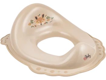 Zdjęcie produktu MALTEX Nakładka sedesowa antypoślizgowa Leśna Ferajna Lisek beżowa, sprzęt medyczny