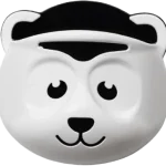Maltex Organizer na zabawki Panda biały/czarny, pojemnik
