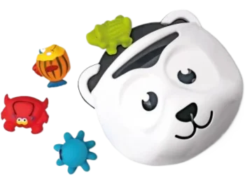 Zdjęcie produktu MALTEX organizer na zabawki Panda w kosmetyczce z zabawkami