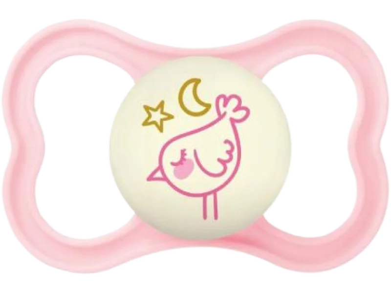 MAM Smoczek silikonowy Supreme Night Planet Love girl