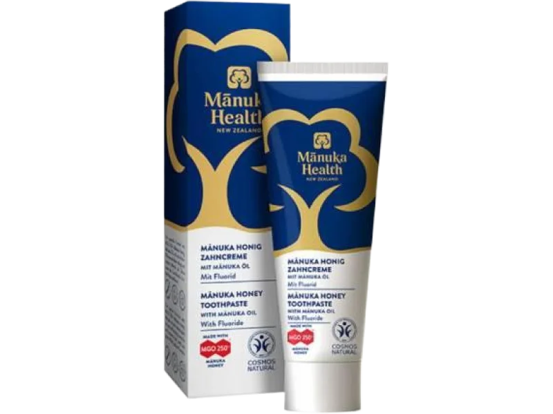 MANUKA HEALTH Pasta do zębów z Miodem Manuka MGO 250+ i olejkiem Manuka, pasta do jamy ustnej