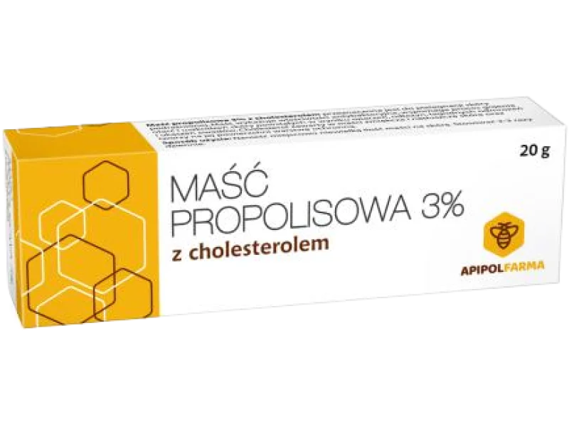 Maść propolisowa 3% z cholesterolem
