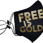 Maska bawełniana Olmed Freedom is Gold