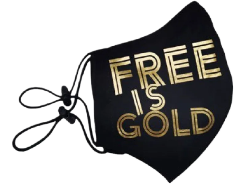 Maska Bawełniana Olmed Freedom is Gold