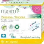Masmi tampony z bawełny organicznej Regular bez aplikatora