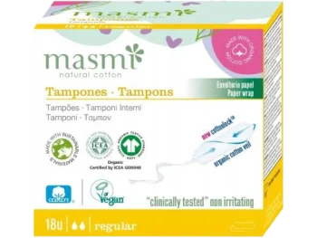 Zdjęcie produktu Masmi tampony z bawełny organicznej Regular bez aplikatora