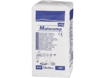 Zdjęcie produktu MATOCOMP Kompresy gazowe niejałowe 13-nitkowe, 8-warstwowe